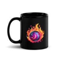Meteor Media Black Mug