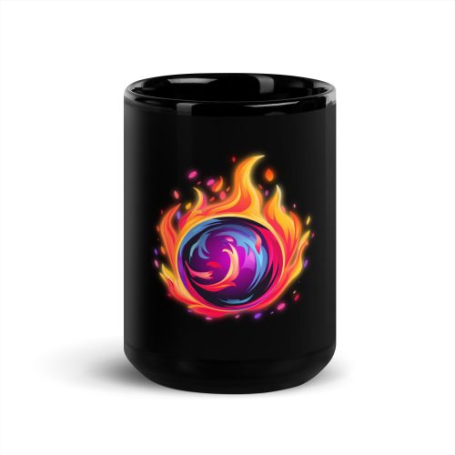 Meteor Media Black Mug - Image 6