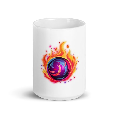 Meteor Media White mug - Image 6