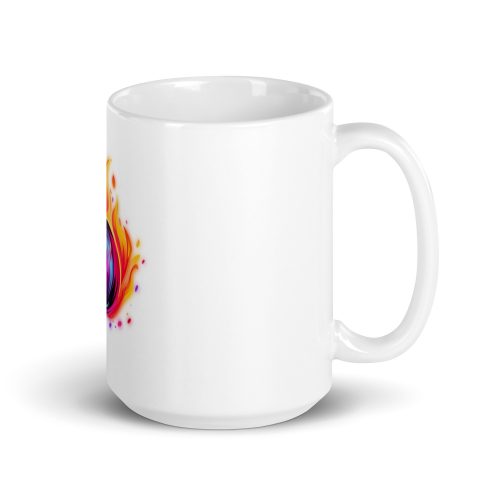 Meteor Media White mug - Image 4