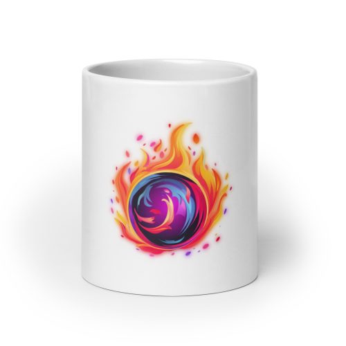 Meteor Media White mug - Image 9