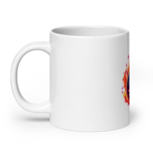 Meteor Media White mug - Image 8